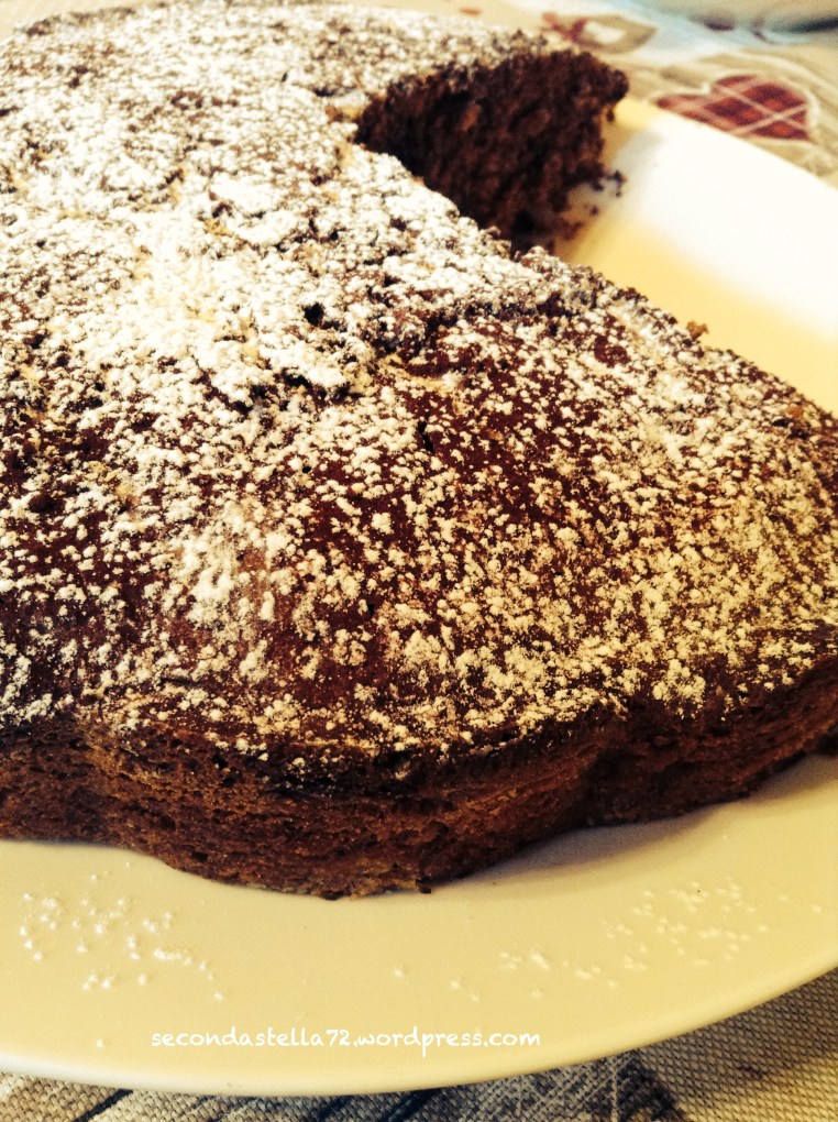 Torta cioccolato e pere