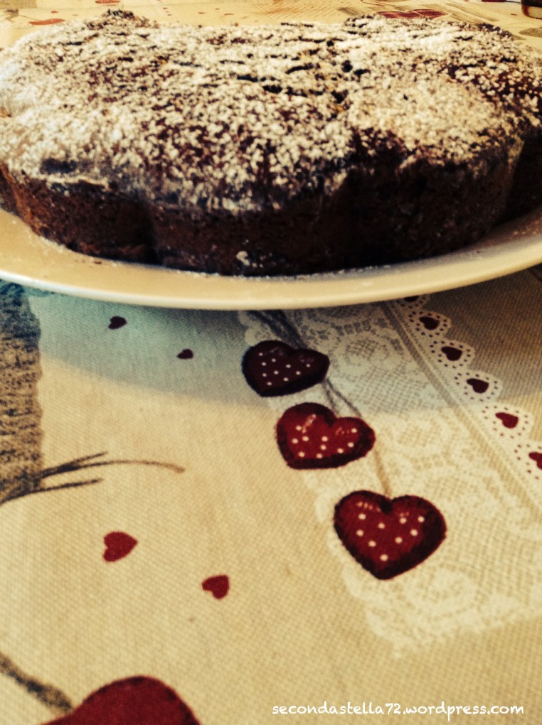 Torta cioccolato e pere