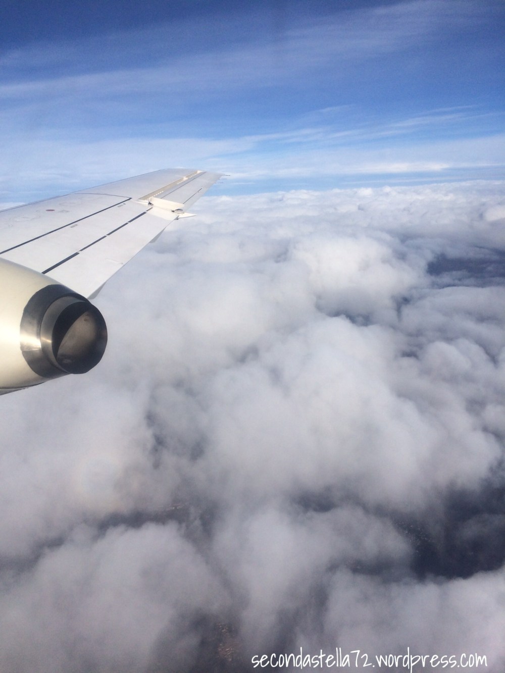 In volo, tra le nuvole