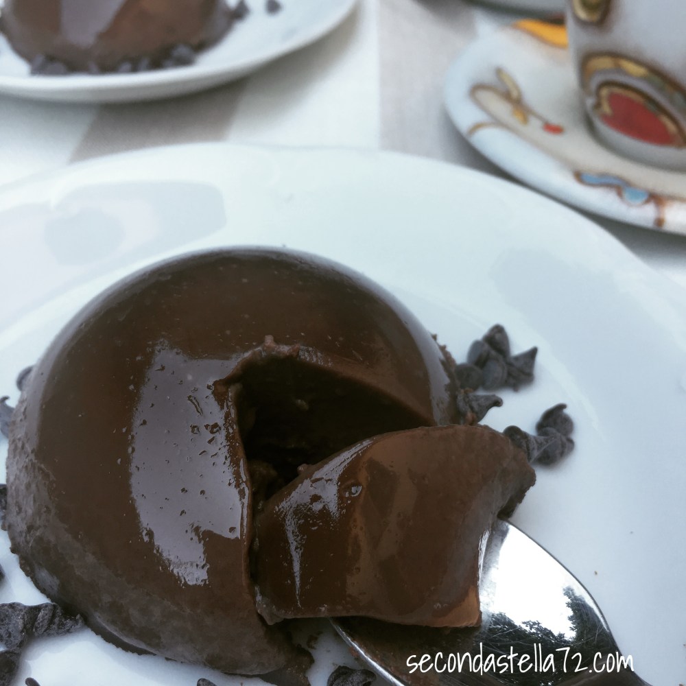 Panna cotta al cioccolato e caffè