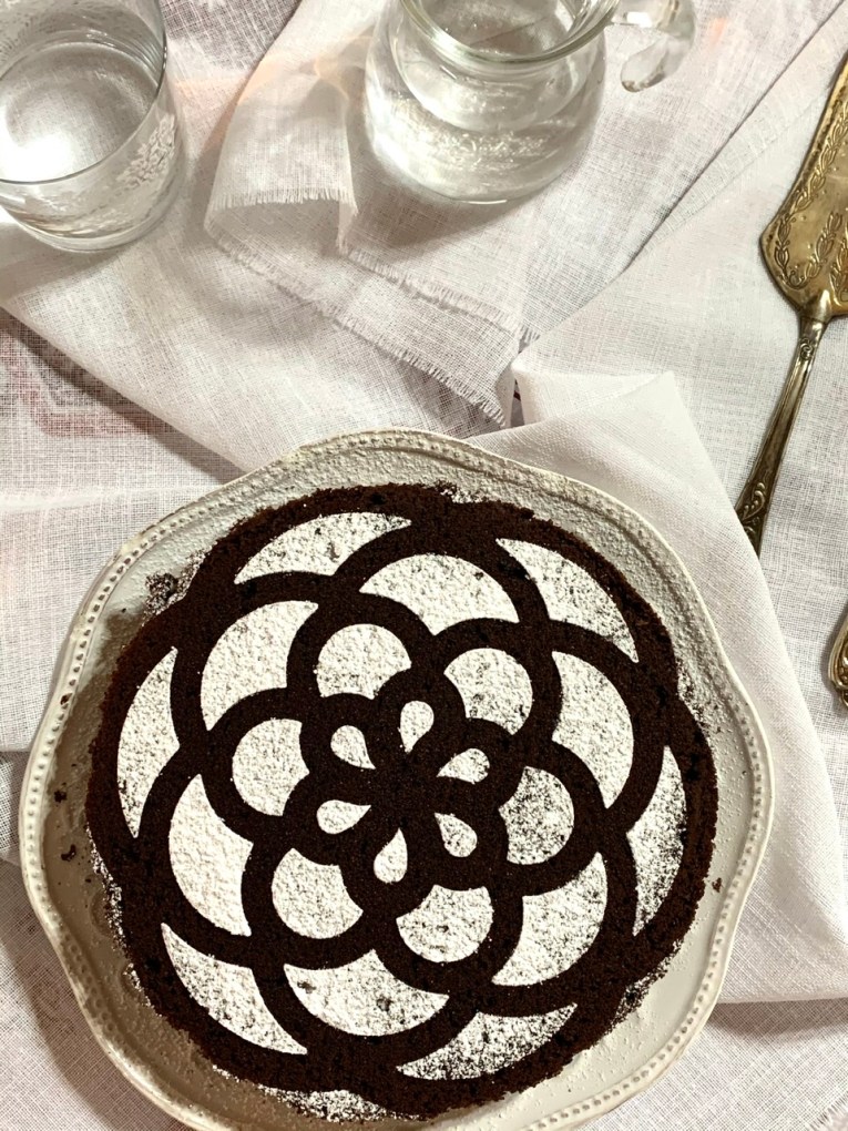 Torta all'acqua al cacao