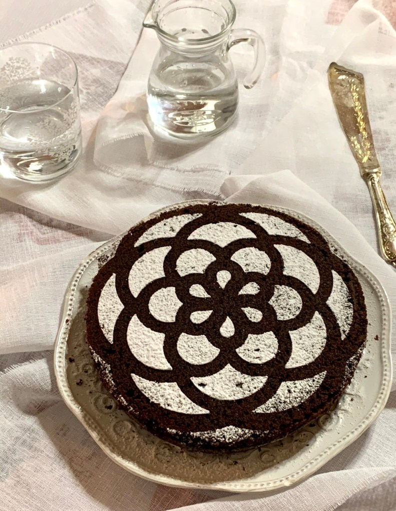 Torta all'acqua al cacao