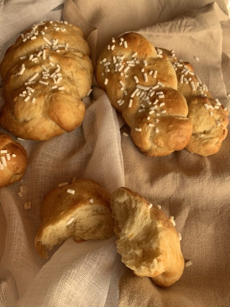 treccine soffici di soli albumi