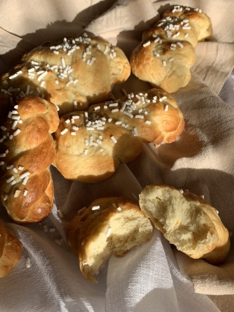 treccine soffici di soli albumi